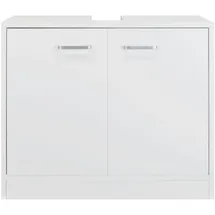 stabilo-sanitär Waschbeckenunterschrank "LUNA" polarweiß matt 2-türig, 63x29x55cm