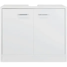 stabilo-sanitär Waschbeckenunterschrank "LUNA" polarweiß matt 2-türig, 63x29x55cm