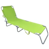 Mojawo 3-Bein Gartenliege Campingliege 186x55x24cm