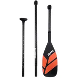 Gladiator Elite Carbon SUP Paddel 3-teilig rot Modell 2024, 619g I Leichtes und stabiles Vollcarbon Paddel I Optimale Kraftübertragung I Ergonomisches Design I Allround/Touring/Race