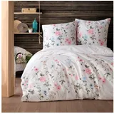 Yadetextil ZIRVEHOME Bettwäsche 135x200 cm. 2-teilig Set 100% Baumwolle Bettbezug 135x 200cm Kissenbezug 80x80cm Renforcé Bettwäsche-Sets 135x200 mit Reißverschluss Palitra