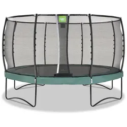 EXIT Trampolin Allure Premium Ø 427 cm grün + Premium Netz