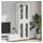 vidaXL Highboard 60 x 182 x 35 cm Hochglanz Weiß