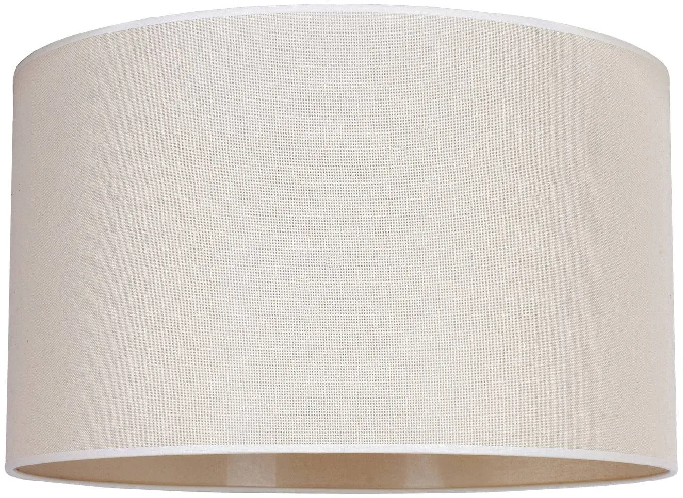 Lampenschirm Roller, beige, Ø 50cm, Höhe 30cm Roller Duolla, Textil / Stoff / Seide - 50 cm - 50 cm - 30 cm