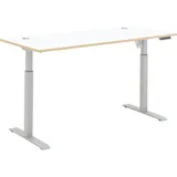 Innostyle Schreibtisch Memphis Eiche / Weiß