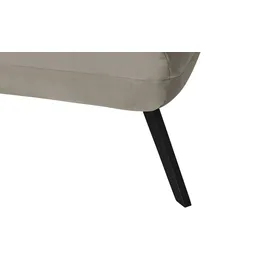 jette home Longseat-Sessel Samt 130 x 95 x 160 cm Grau