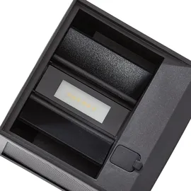 PRIOS Außenleuchte Metall 10 x 10 cm inkl. Bewegungsmelder schwarz