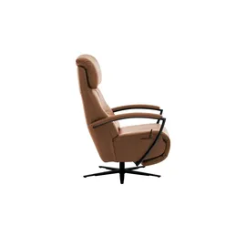 Hukla Relaxsessel Pierre Leder 0 x 0 x 0 cm Braun mit Relax-Funktion