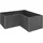 Biohort Hochbeet L 201 x 201 x 77 cm dunkelgrau-metallic