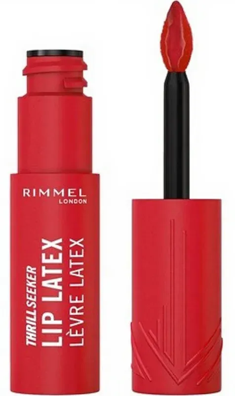 Rimmel Thrill Seeker Lip Latex 400 Rimmel Rot mit ultra-glattem Finish
