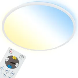 Briloner LED Panel 22W rund 42x3 cm weiß