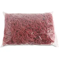 OFFICER PRODUCTS Gummibander Durchmesser 50mm Farbe Rot Gewicht 1000g