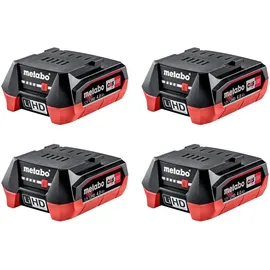 Metabo Akku Set 4x LiHD Akkupack 12 V 4,0 Ah