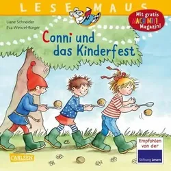 CARLSEN 9783551086990 LESEMAUS 99: Conni und das Kinderfest