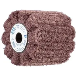 POLINOX Vlies-Schleifwalze PNG Ø 100x100mm Keilnut 19 mm A100 für Feinschliff und Finish
