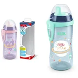 NUK Trinklernflasche Kiddy Cup Night 300 ml