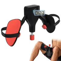 Oberschenkeltrainer Beckenbodentrainer für Männer, Beckenboden Trainingsgerät für Zuhause, Kegel Beckenbodenmuskeltrainer mit Zählung, Beintrainer Muskelaufbau (A)