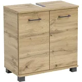 Schildmeyer Waschbeckenunterschrank Nora eiche landhaus 59,8 x 32,6 x 63,4 cm