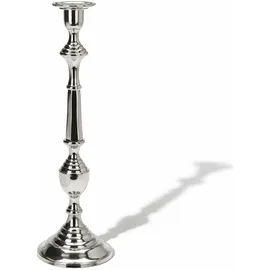 Mojawo XL Dekorativer Kerzenleuchter Metall Silber 48cm Mod1