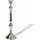 Mojawo XL Dekorativer Kerzenleuchter Metall Silber 48cm Mod1