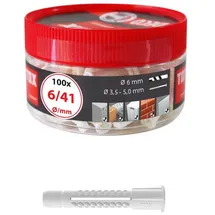 TOX Allzweckdübel Deco 6 x 41 mm 100 Stück
