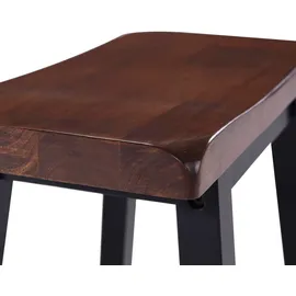 vidaXL Bar Set 3 Stück MDF Schwarz