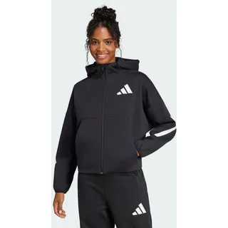 Adidas Z.N.E. Reißverschlusspullover - Black / White - 2XS