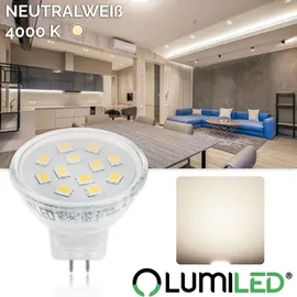 Lumiled LED-Birne 2,5W MR11 GU4 neutralweiß 6 St.