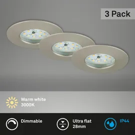 Briloner Einbauleuchte 3er Pack (7231-032)