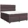 vidaXL Boxspringbett 180 x 200 cm Dunkelbraun