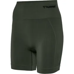 hummel hmlTIF Seamless Fitness Shorts Damen 6126 - climbing ivy S