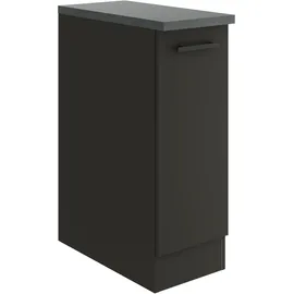 OPTIFIT Apothekerschrank Palma 30 x 60 x 84,8 cm Schwarz