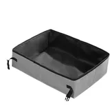 Dog Pool Oxford Tuch Foldable, Reise Katzenklo, Hundepool Für Kleine Hunde & Katzen, Small Pool for Pets & Kids, Faltbarer Planschbecken, Stabile Hundebadewanne, Swimmingpool Für Katzen, 47x36cm