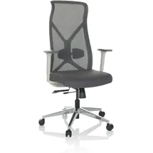 HJH Office Azurro Stoff Weiß