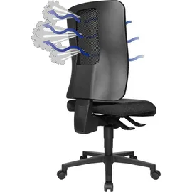 TOPSTAR Open X Netz ohne Armlehnen schwarz / schwarz