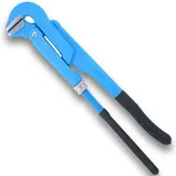 Högert Technik - Verstellbarer Schraubenschlüssel für Rohre 90° 560 mm / 2" - Verstellschlüssel für Hydraulik- und Montagearbeiten - Schraubenschlüssel verstellbar Rohrzange - aus Chrom-Vanadium Stah