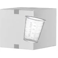 MED-COMFORT Einweg-Medizinbecher, 30 ml L-09170-T , 1 Karton = 60 Packungen à 80 Stück, transparent