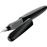 Pelikan Twist Füllhalter RH/LH M (mittel) Black