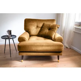 trends by hg »TOKIO« in Microfaser mit hochwertigem Holz/Metallfuß