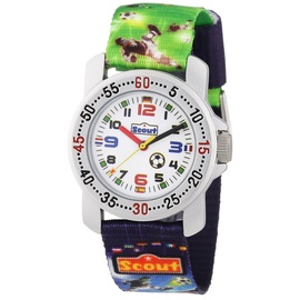 Scout Jungen-Armbanduhr Analog Quarz Textil 280376026