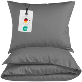 Carpe Sonno Renforcé Uni Grau 155 x 220 cm + 80 x 80 cm