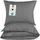 Carpe Sonno Renforcé Uni Grau 155 x 220 cm + 80 x 80 cm