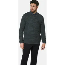 Charles Colby Rundhalspullover petrol 4XL