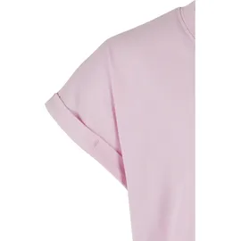 URBAN CLASSICS Mädchen, T-Shirt Girls Organic Extended Shoulder Tee 2-Pack purpleday/girlypink 110/116 - 110-116
