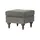 Sofa.de Hocker Cozy Polyester 55 x 44 x 55 cm Grau