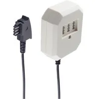 ShiverPeaks BASIC-S Telefon-Adapter, TAE-F-Stecker (Antennenkabel), Antennenkabel