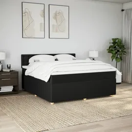 vidaXL Boxspringbett 180 x 200 cm Schwarz