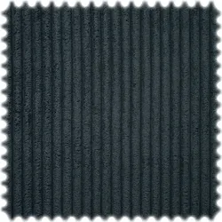 AKTION Reststück 0,9 Meter Breitcord Samt Möbelstoff Cable Navy mit Fleckschutz