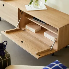 Tikamoon Jeanne TV-Möbel 160 cm Beige Holz