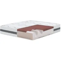 The White Stone Großes Einzelbett Matratze 135x220 Memory Foam,
